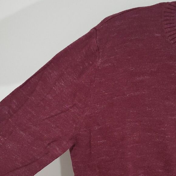 𝅺hollister small maroon crewneck long sleeve sweater - Picture 4 of 7